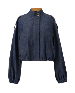 Emily Lovelock Elowen Dark Wash Denim Jacket