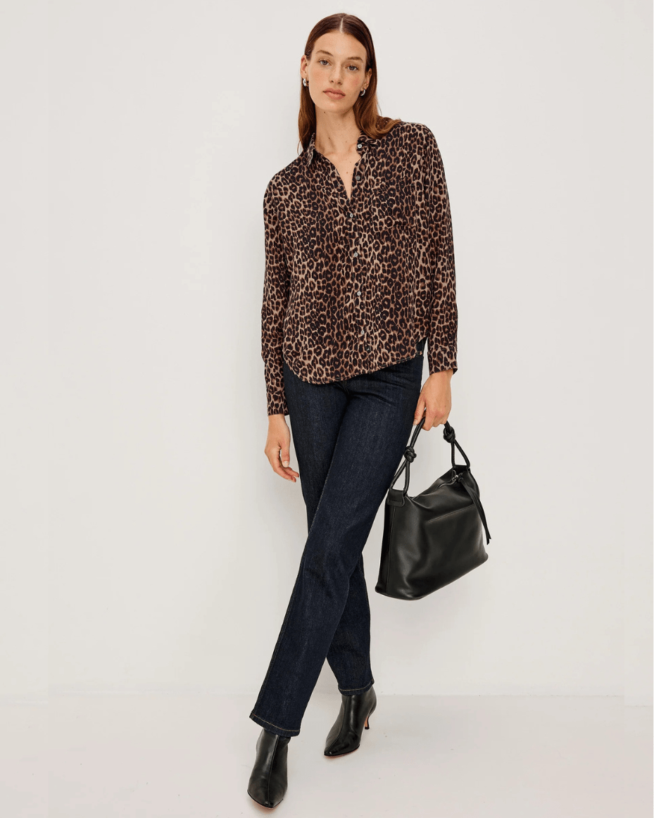 Rails Josephine Shirt - RAILS - Luxe Leopard