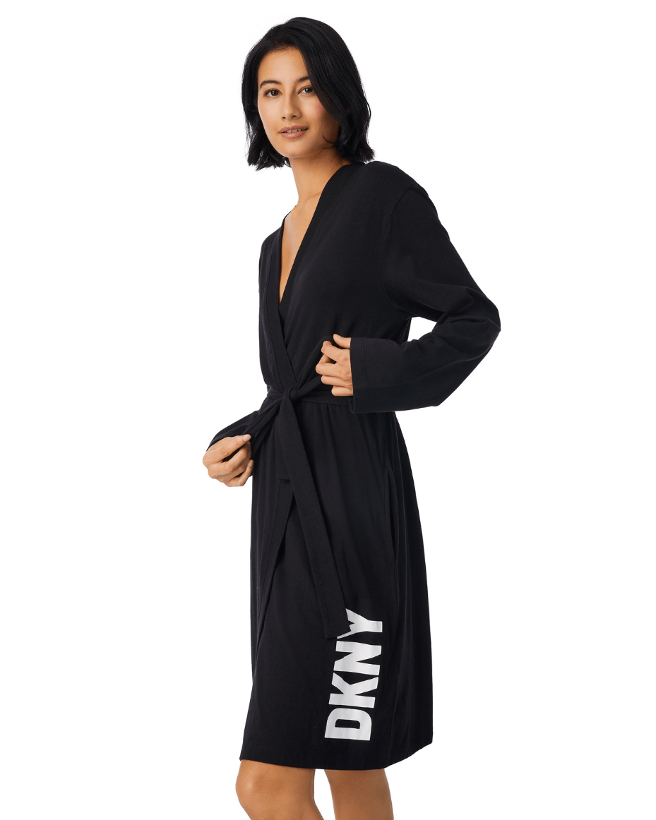 DKNY Long Sleeve Robe