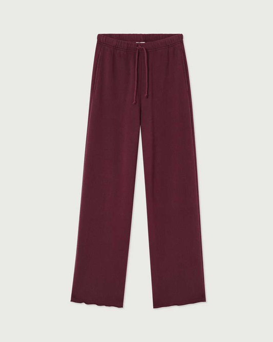 American Vintage Atubay Joggers Burgundy - AMERICAN VINTAGE - Luxe Leopard