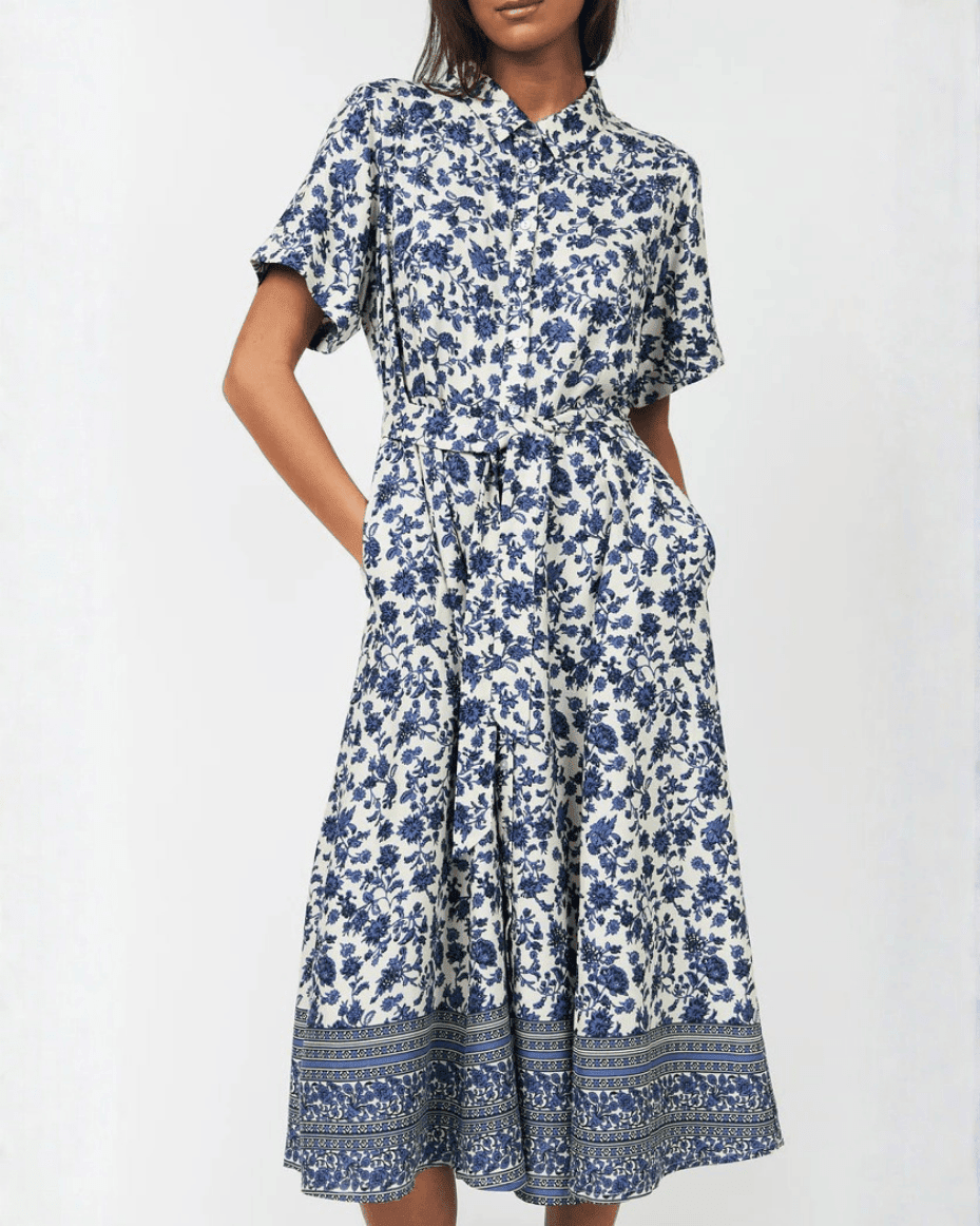 Lollys Laundry Blake Midi Dress - LOLLYS LAUNDRY - Luxe Leopard