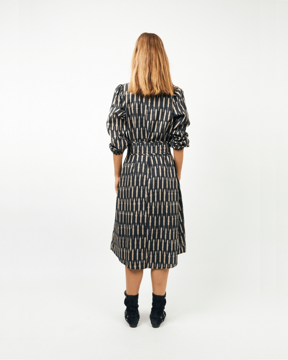 Lollys Laundry Paris Midi Dress - LOLLYS LAUNDRY - Luxe Leopard