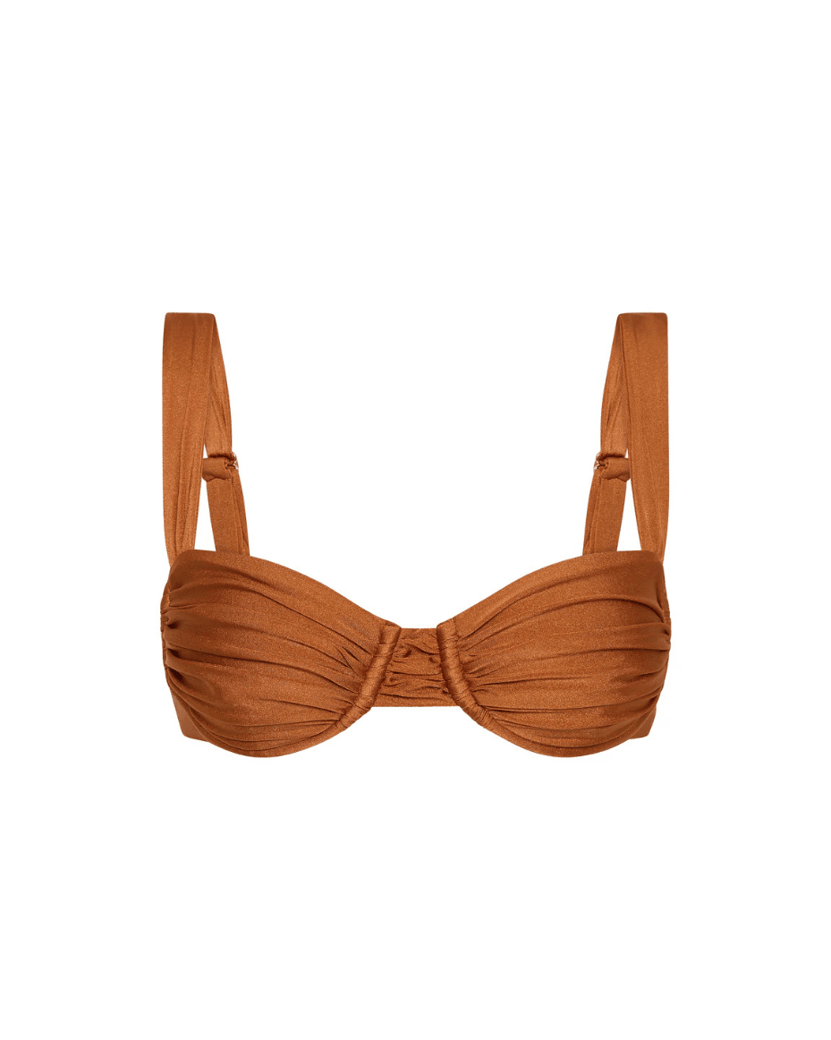 Faithfull The Brand Sol Bikini Top - FAITHFULL THE BRAND - Luxe Leopard