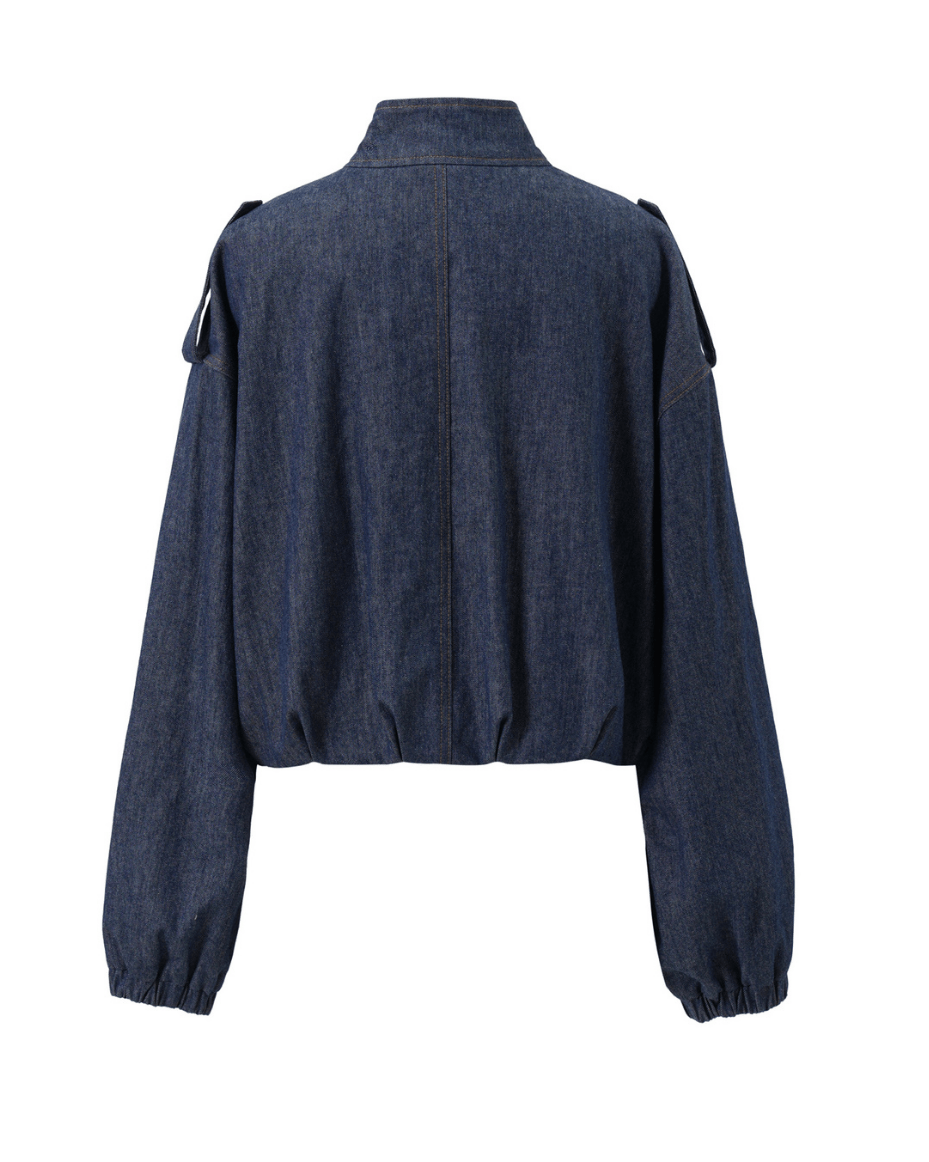 Emily Lovelock Elowen Dark Wash Denim Jacket