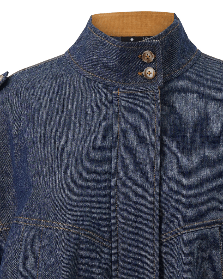 Emily Lovelock Elowen Dark Wash Denim Jacket