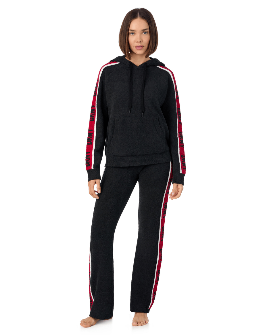 DKNY Hooded Top and Pant Sleep Set