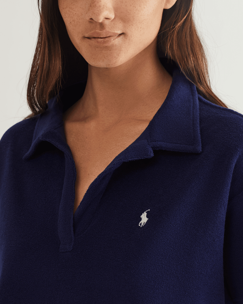 Polo Ralph Lauren Collar Shirt & Short Cover Up Set - POLO RALPH LAUREN - Luxe Leopard
