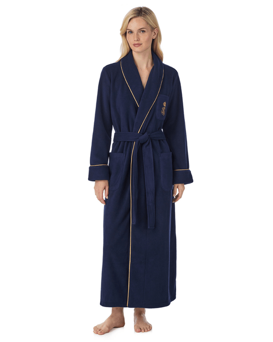 Ralph Lauren Long Dalton Robe - RALPH LAUREN - Luxe Leopard