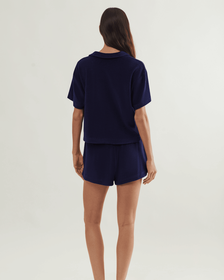 Polo Ralph Lauren Collar Shirt & Short Cover Up Set - POLO RALPH LAUREN - Luxe Leopard