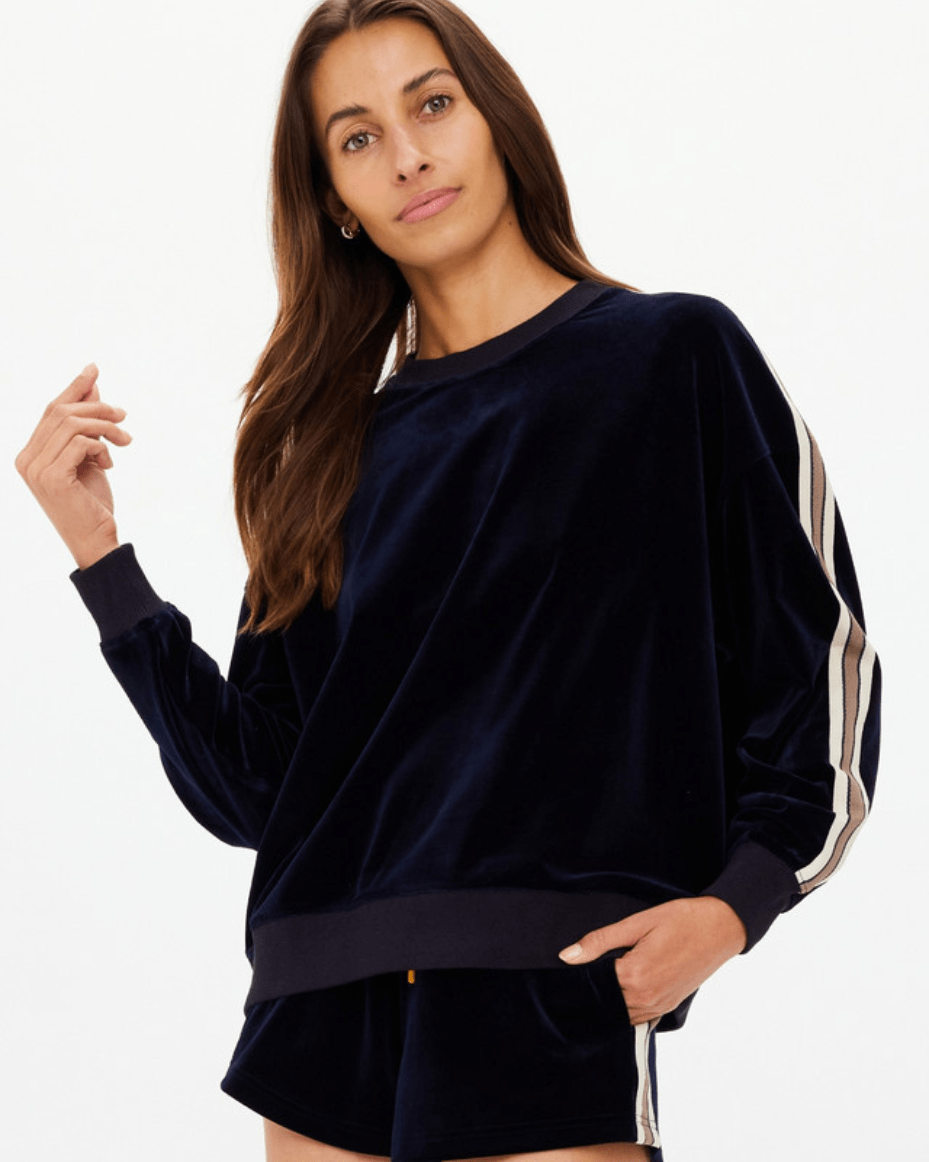 The UpSide Monaco Lisel Crew Neck Sweater - THE UPSIDE - Luxe Leopard