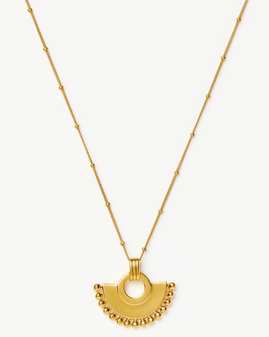 Missoma Zenyu Gold Fan Necklace