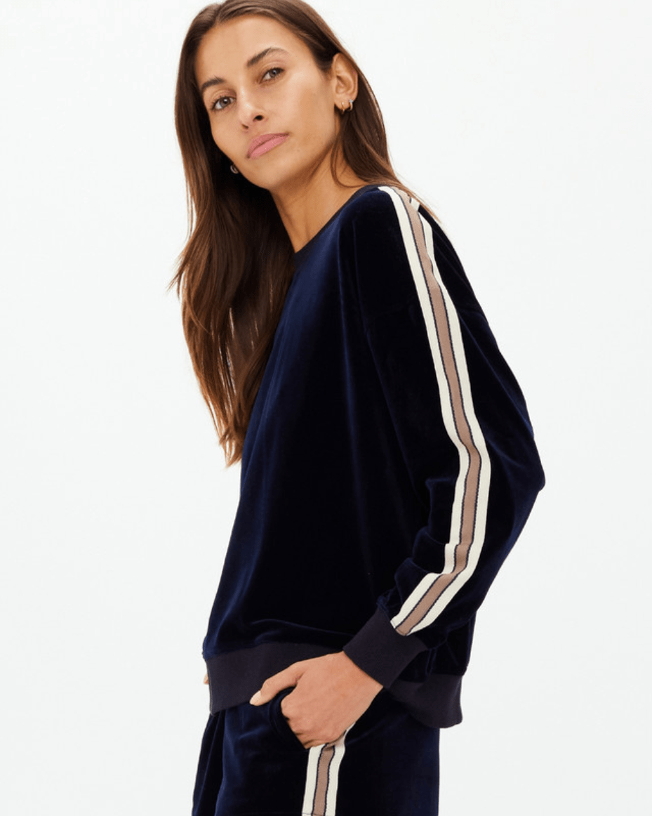 The UpSide Monaco Lisel Crew Neck Sweater - THE UPSIDE - Luxe Leopard