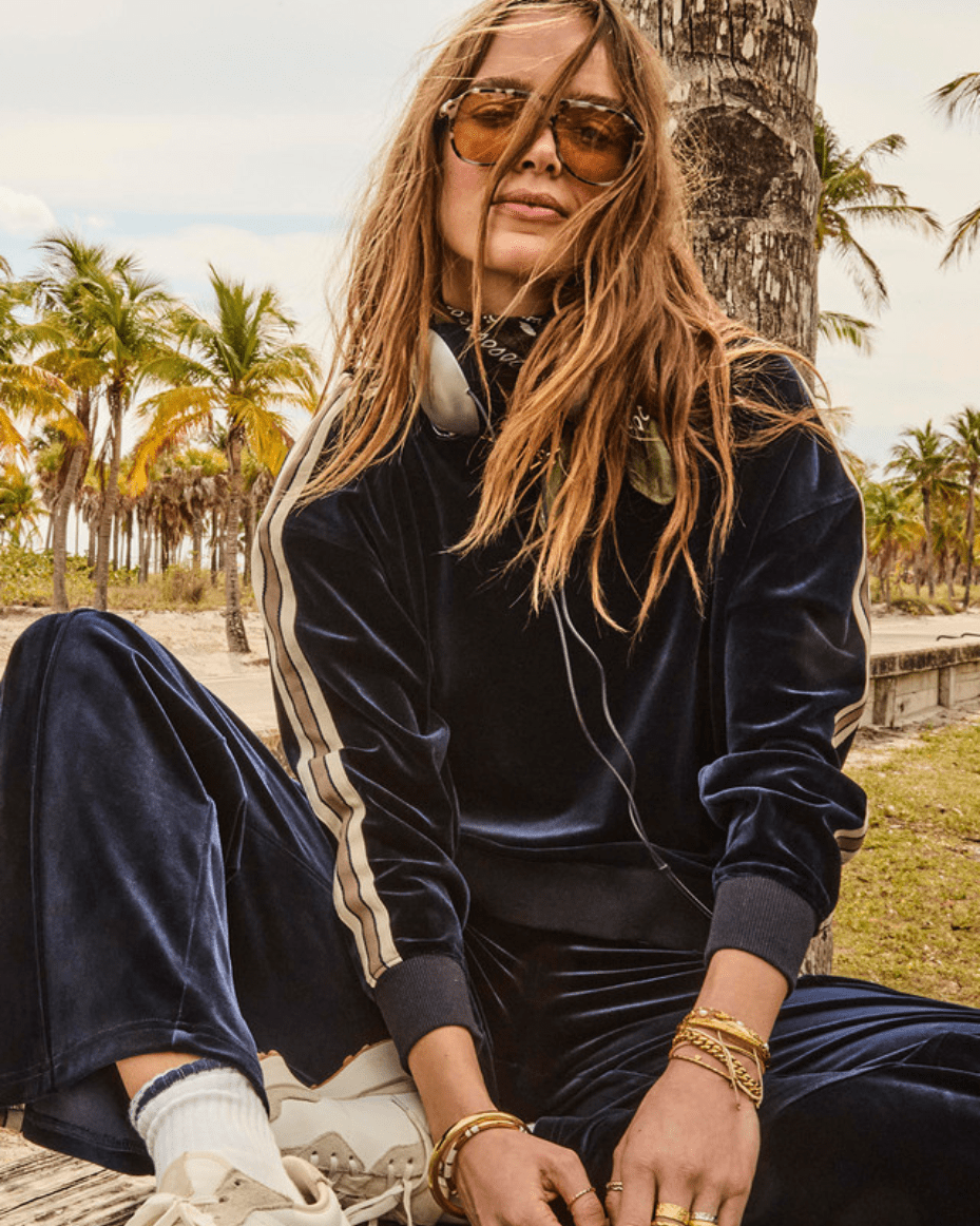 The UpSide Monaco Lisel Crew Neck Sweater - THE UPSIDE - Luxe Leopard