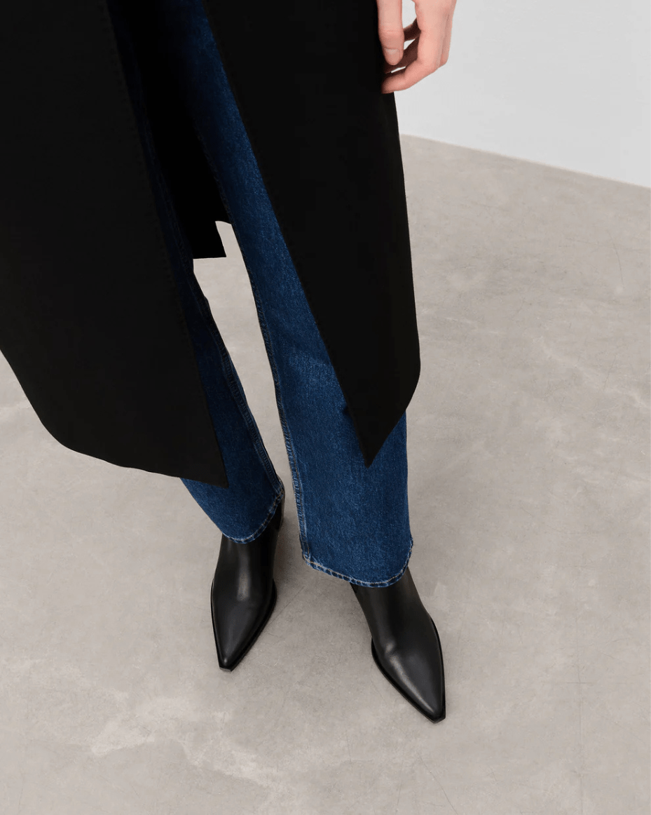 Flattered Sandra Leather Black - FLATTERED - Luxe Leopard