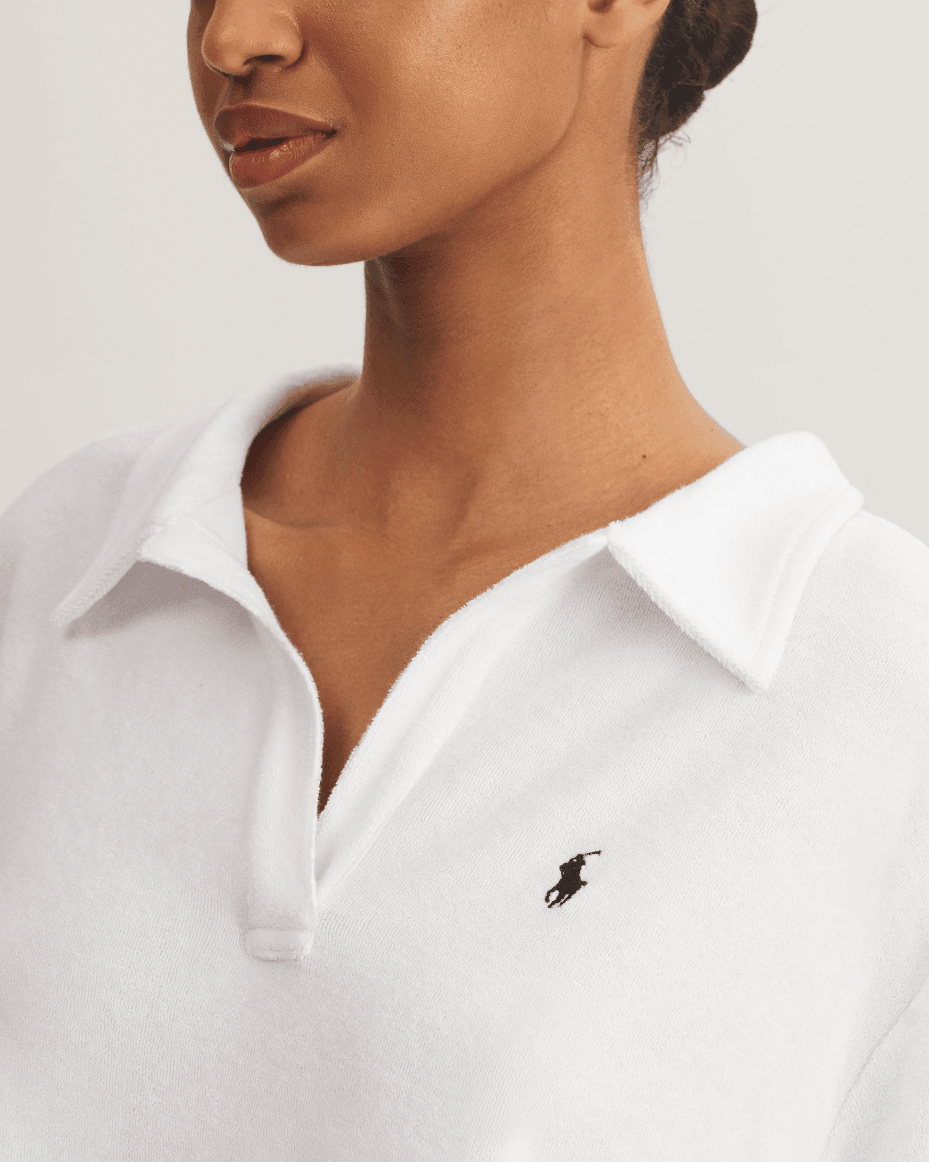 Polo Ralph Lauren Collar Shirt & Short Cover Up Set - POLO RALPH LAUREN - Luxe Leopard