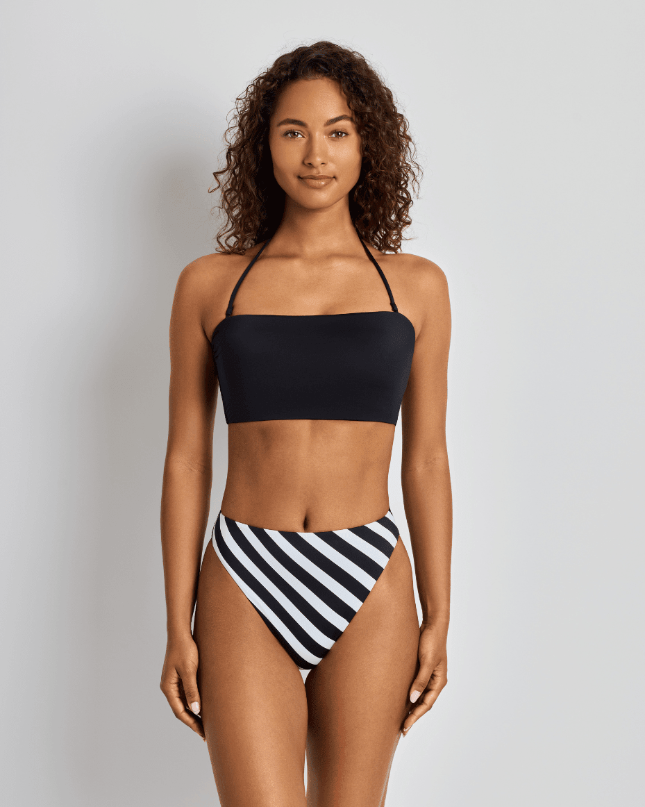 Ralph Lauren Longline Bandeau Bikini Bra - RALPH LAUREN - Luxe Leopard