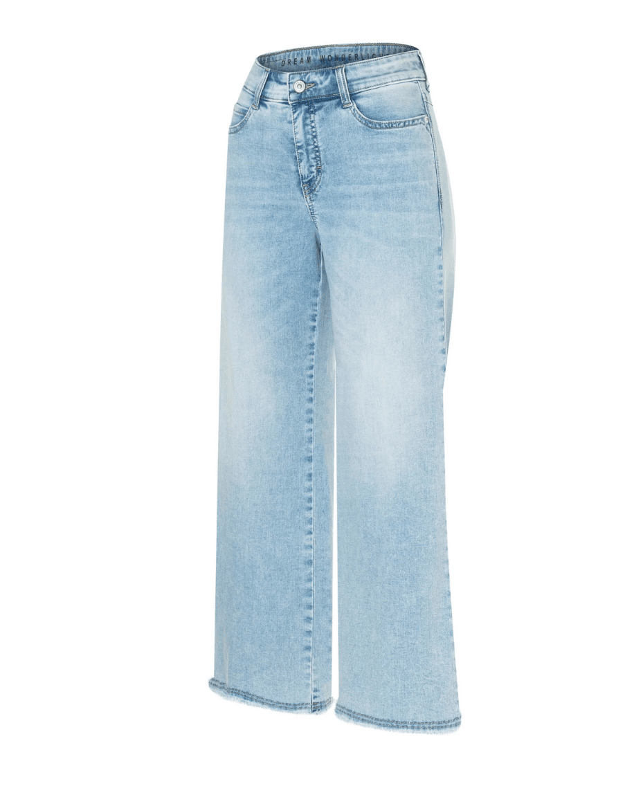 MAC DREAM Wonder Light Denim DREAM WIDE Cropped - MAC - Luxe Leopard
