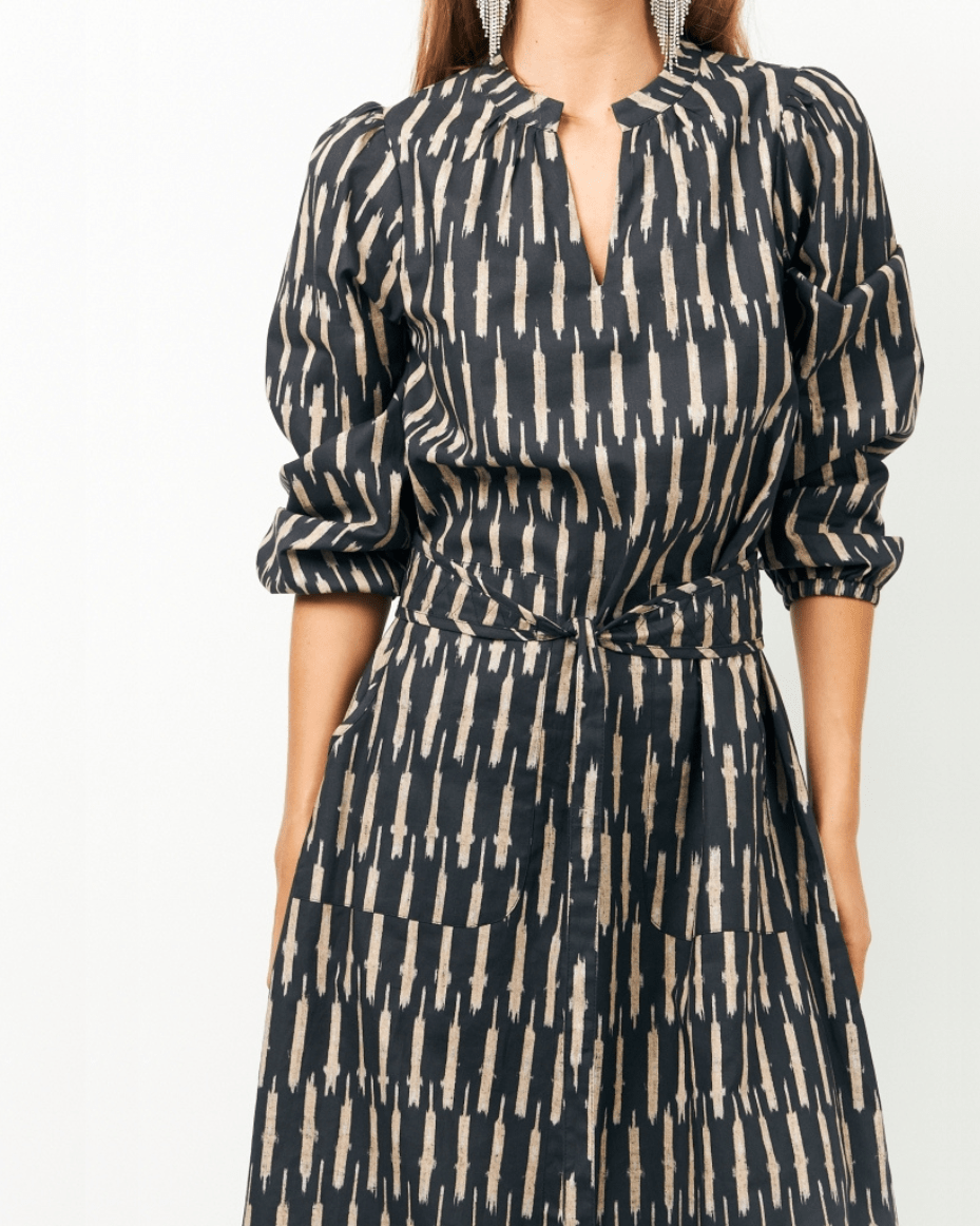 Lollys Laundry Paris Midi Dress - LOLLYS LAUNDRY - Luxe Leopard