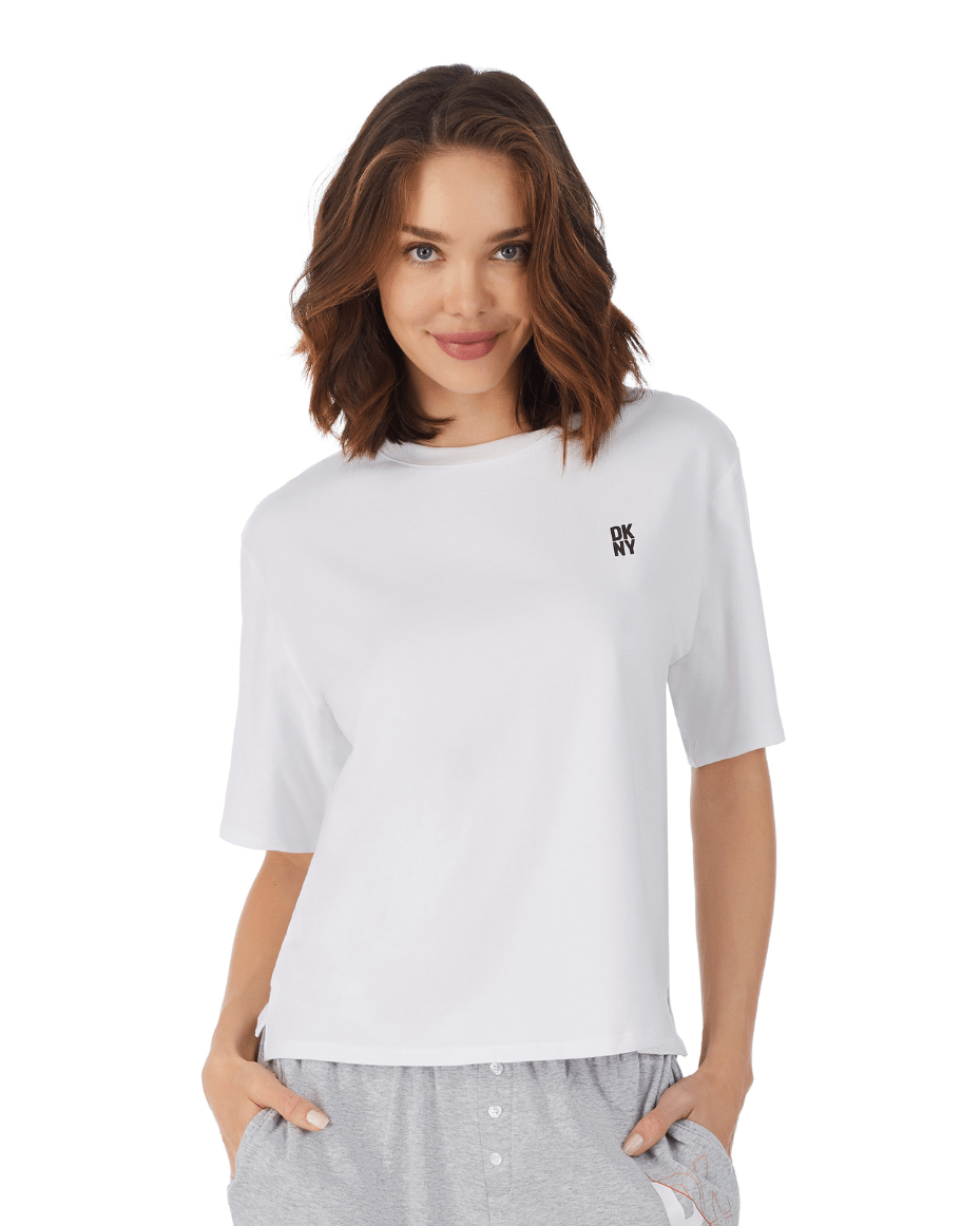 DKNY Short Sleeve Tee - DKNY - Luxe Leopard