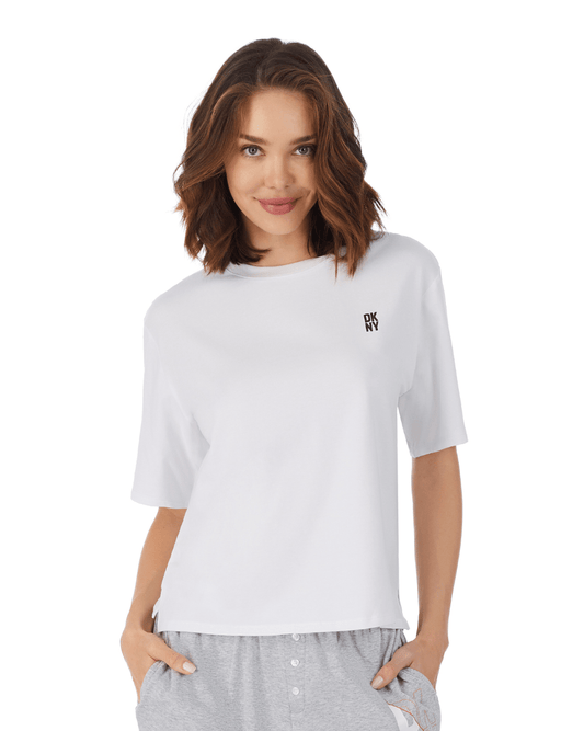 DKNY Short Sleeve Tee - DKNY - Luxe Leopard