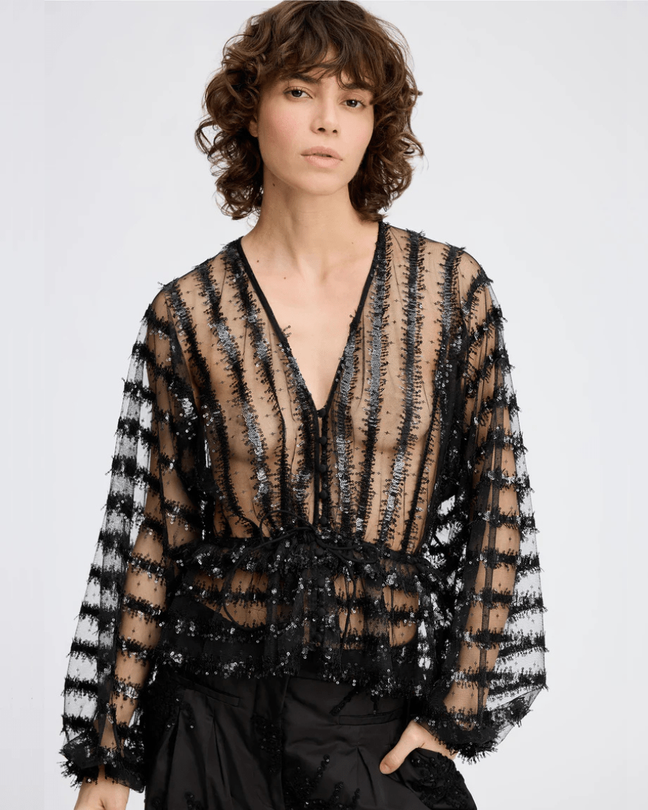 Munthe Remona Top - MUNTHE - Luxe Leopard