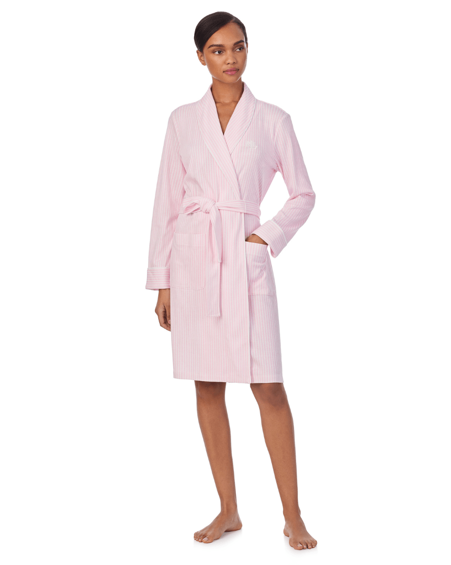 Ralph Lauren Short Shawl Collar Robe - RALPH LAUREN - Luxe Leopard