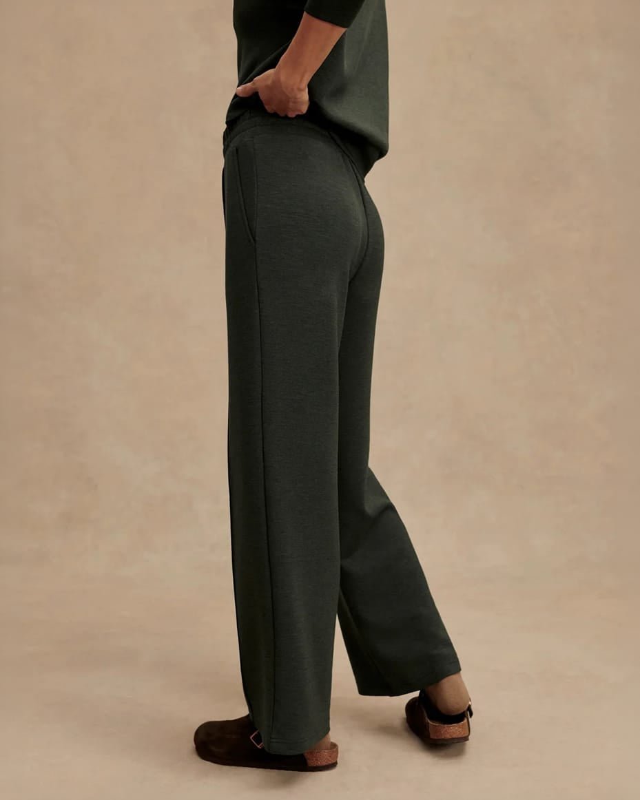 Varley The Wide Leg Pant 30 Olive Marl - VARLEY - Luxe Leopard