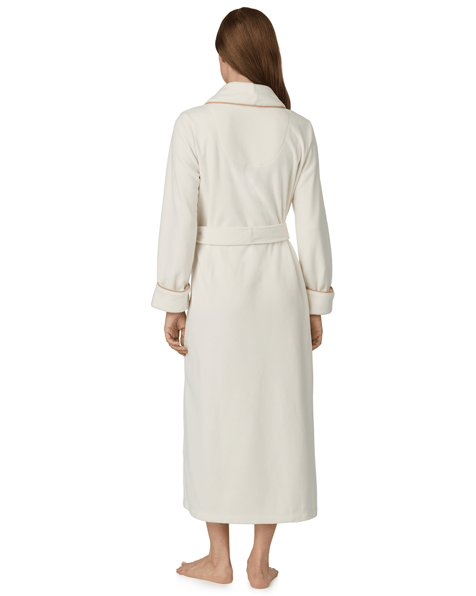 Lauren Ralph Lauren Dalton Long Robe in Cream - LAUREN RALPH LAUREN - Luxe Leopard
