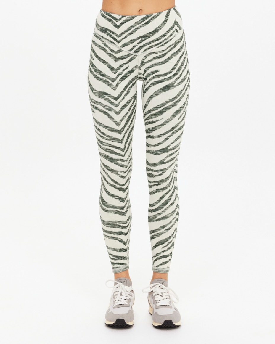 The UpSide Reversible Isaac 25in High Midi Pant - THE UPSIDE - Luxe Leopard