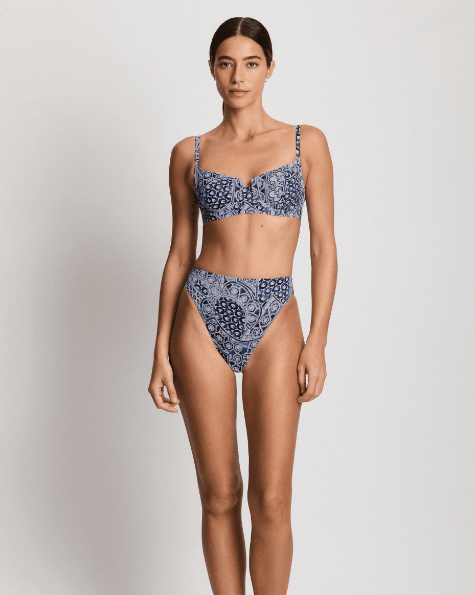 Ralph Lauren High Leg Bikini Brief - RALPH LAUREN - Luxe Leopard