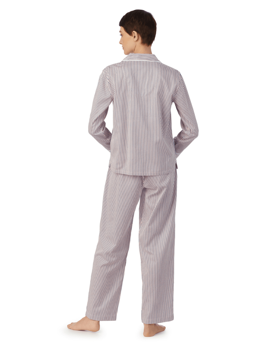 Ralph Lauren Classic Notch Collar Pajama Set - Luxe Leopard