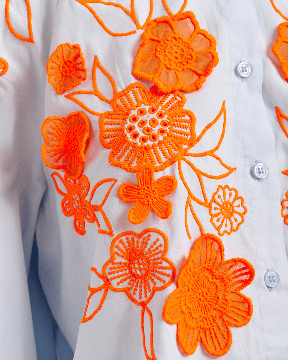 Essentiel Antwerp Joella Applique Flower Shirt - ESSENTIEL ANTWERP - Luxe Leopard