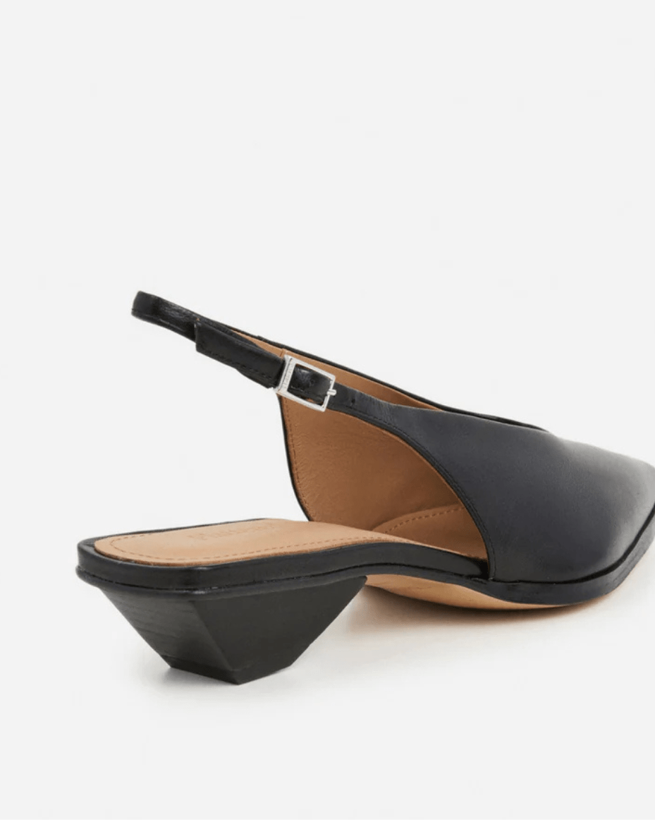 Flattered Avalon Leather In Black - FLATTERED - Luxe Leopard