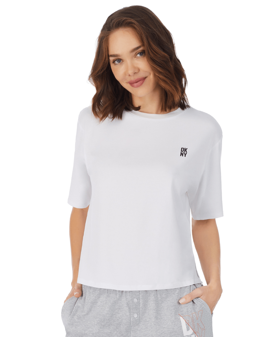 DKNY Short Sleeve Tee - DKNY - Luxe Leopard