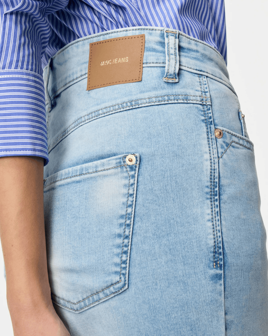 MAC DREAM Wonder Light Denim DREAM WIDE Cropped - MAC - Luxe Leopard