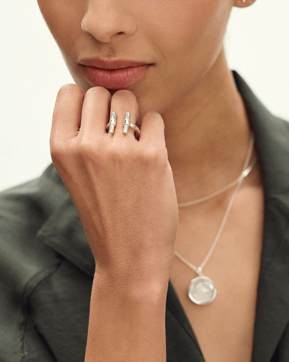 Rachel Jackson Adjustable Size T - Bar Ring - RACHEL JACKSON - Luxe Leopard