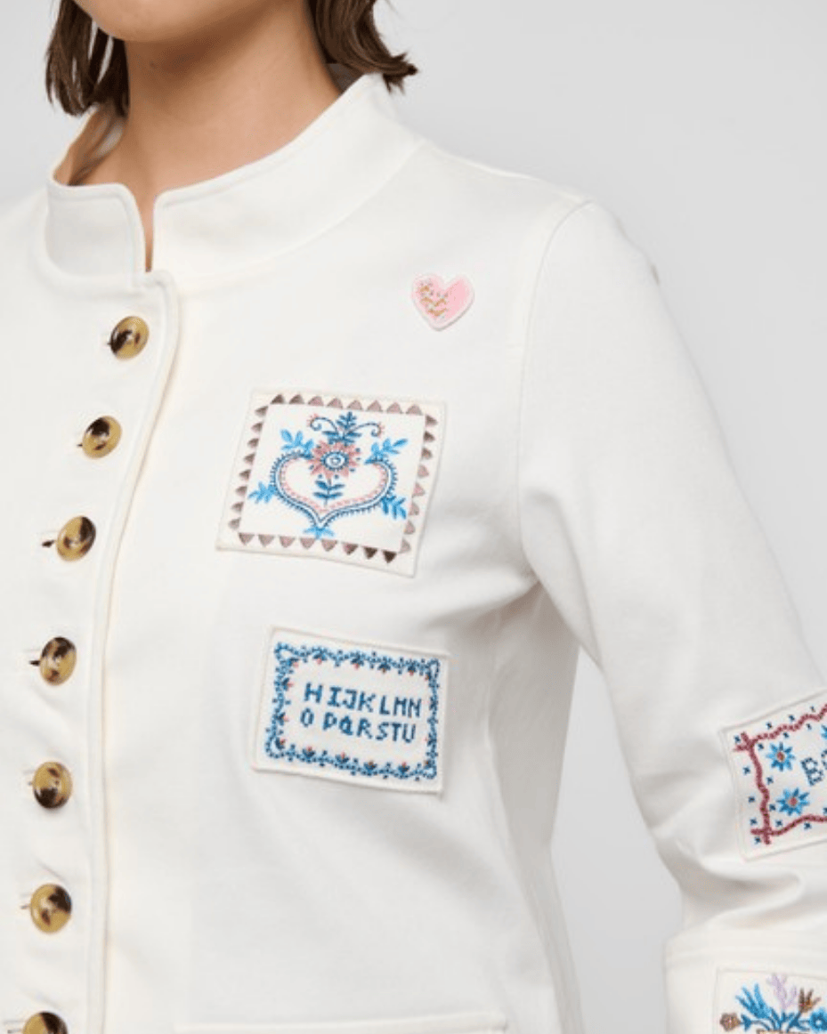 Dea Kudibal Lanza Jacket With Wide Collar - DEA KUDIBAL - Luxe Leopard