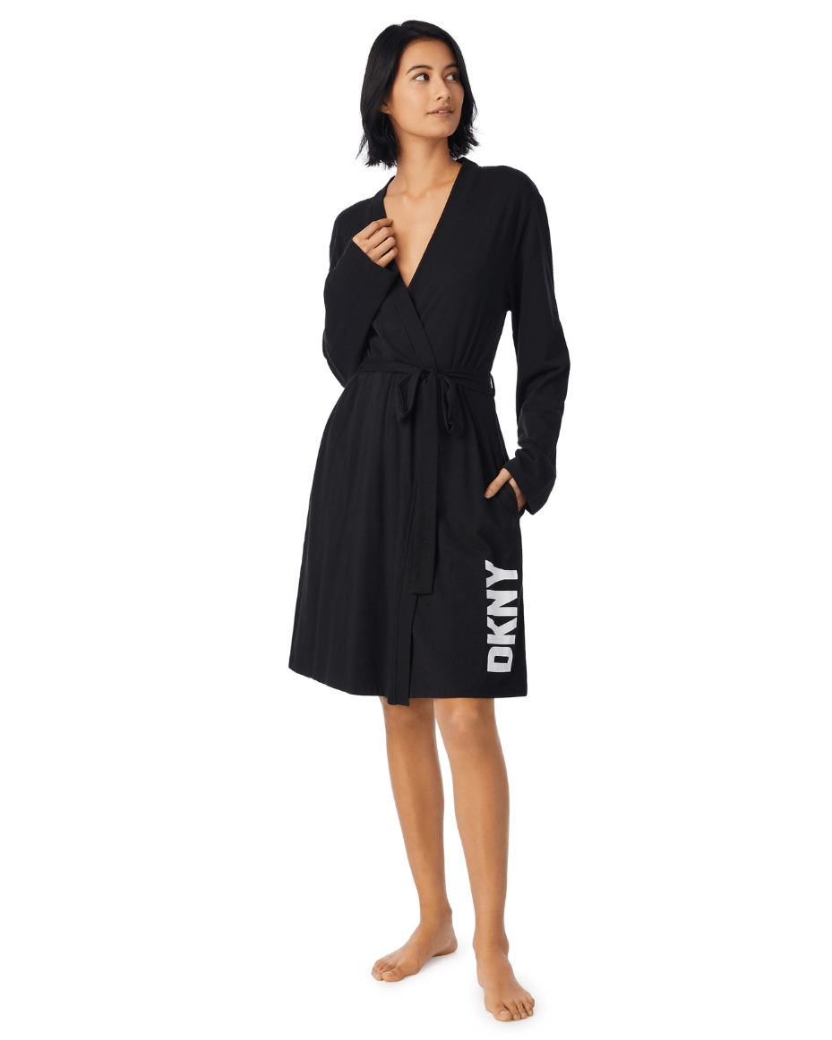 DKNY Long Sleeve Robe