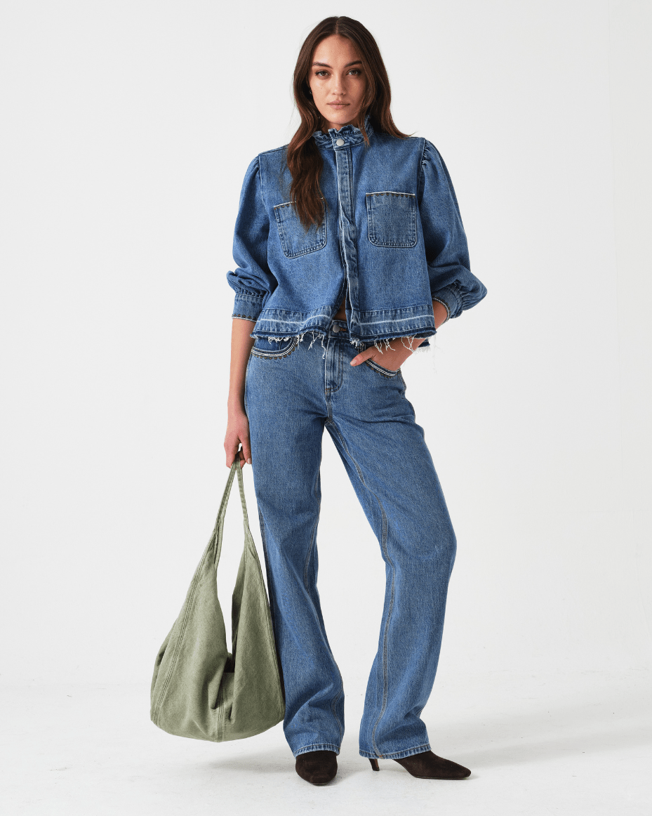 Seventy + Mochi Ziggy Cropped Jacket - SEVENTY + MOCHI - Luxe Leopard