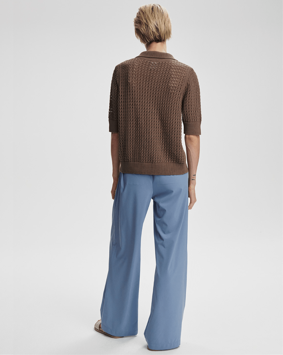 Varley Ellie Knit Shirt - VARLEY - Luxe Leopard