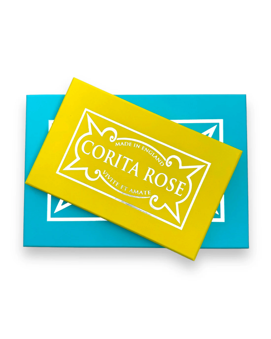 Corita Rose Small Clutch Flying Heart Pink