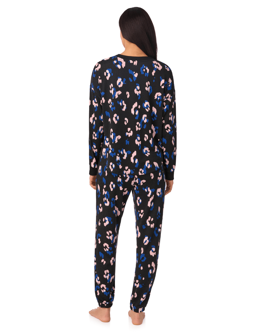 DKNY Long Sleeve Top & Jogger Set - DKNY - Luxe Leopard