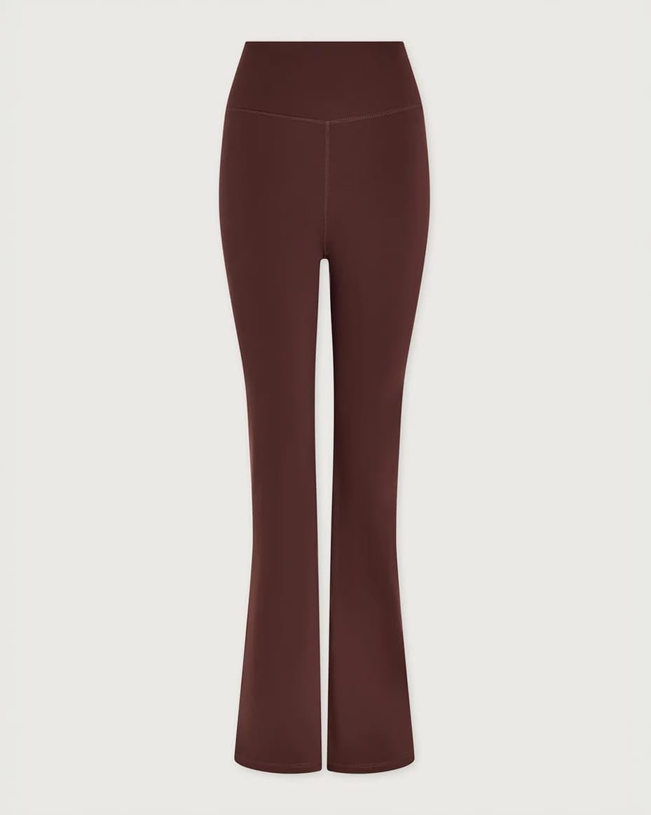 Varley Always Flare Legging 32 Deep Mahogany - VARLEY - Luxe Leopard