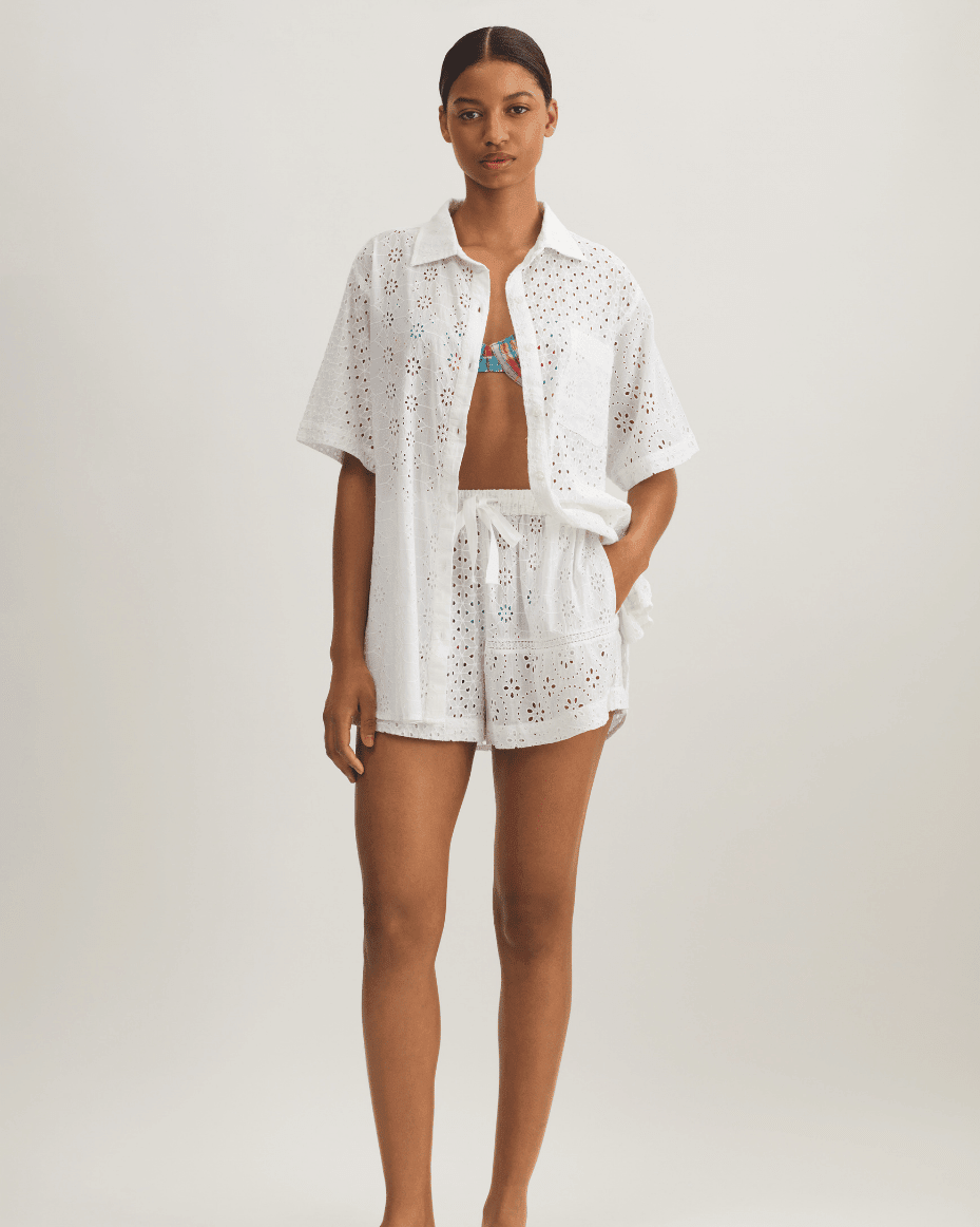 Polo Ralph Lauren Short Sleeve & Short Set Cover Up - POLO RALPH LAUREN - Luxe Leopard