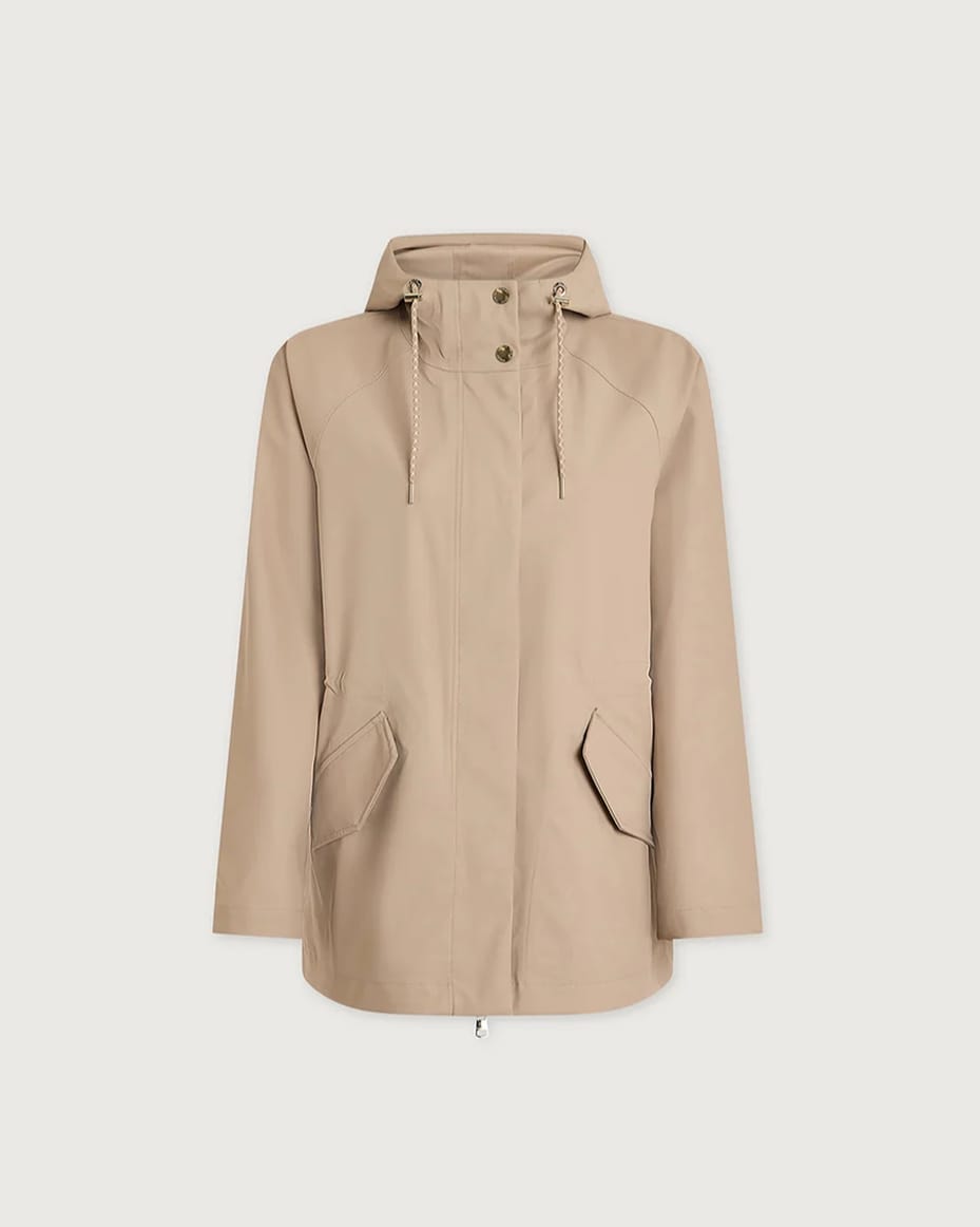 Varley Orlen Short Rain Jacket Light Taupe