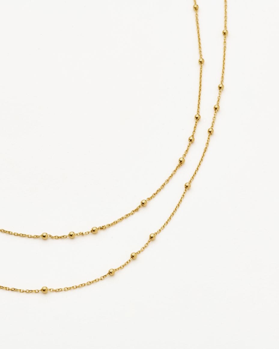 Missoma Gold Double Chain Necklace