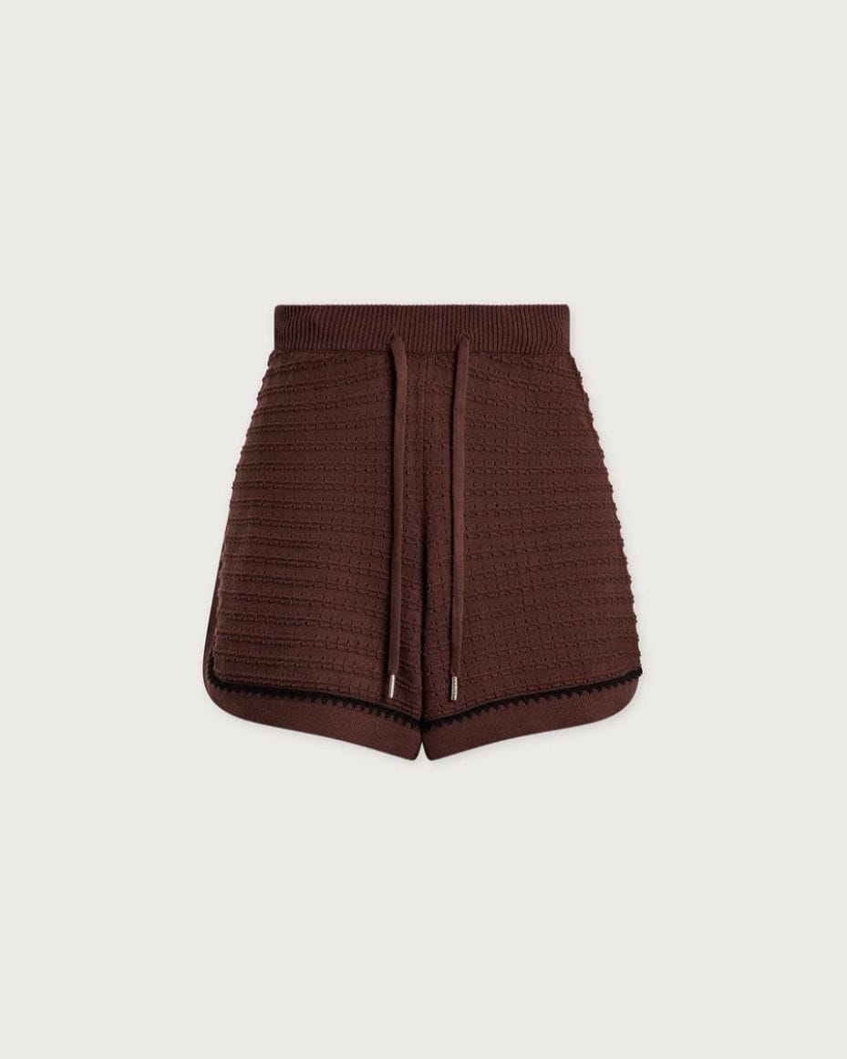 Varley Morden Knit Short Ironwood - Varley - Luxe Leopard