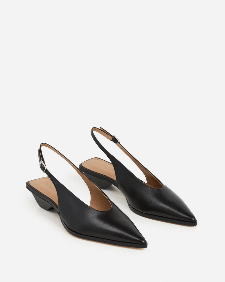 Flattered Avalon Leather In Black - FLATTERED - Luxe Leopard