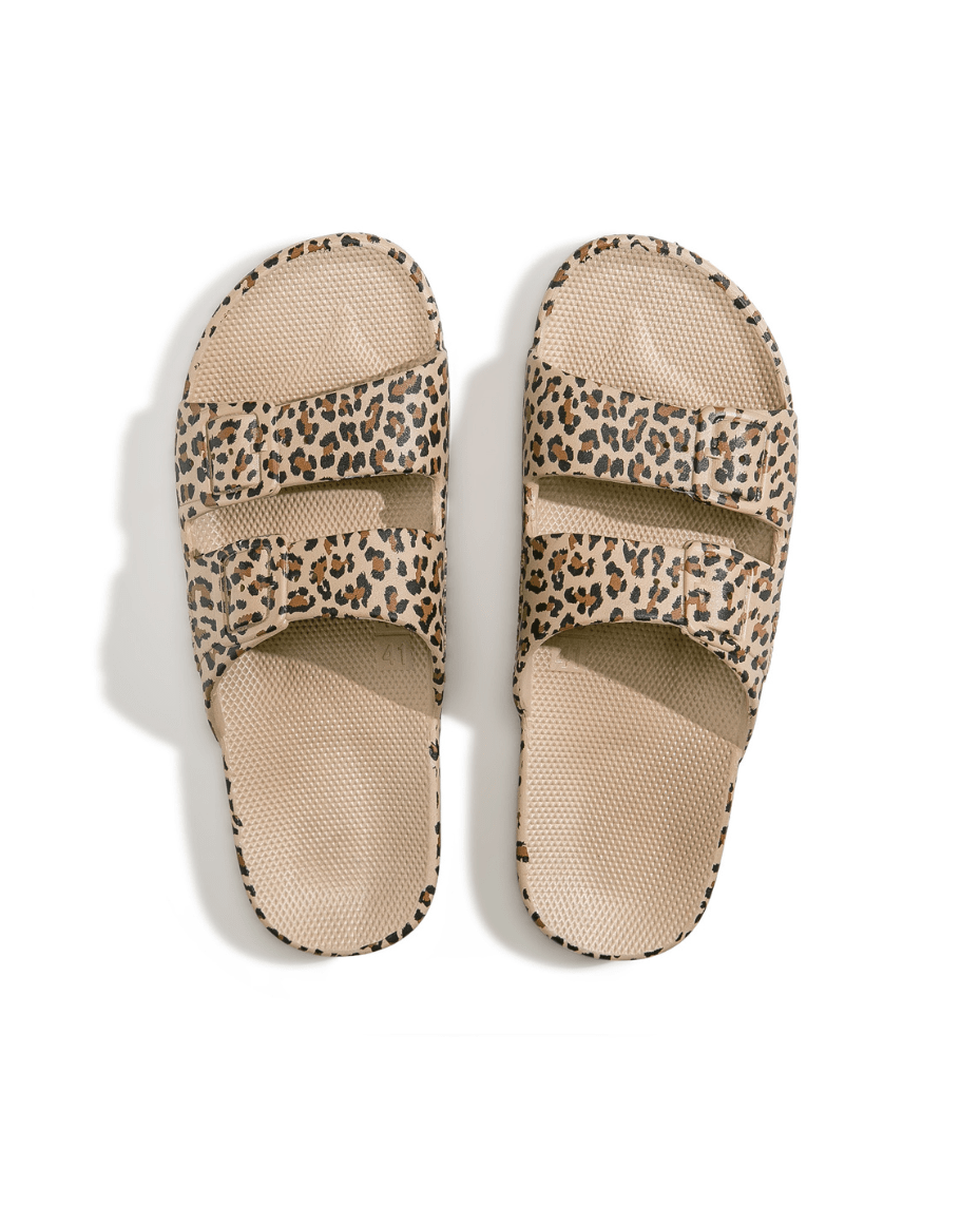 Freedom Moses Wild Cat Sands Slides - Luxe Leopard