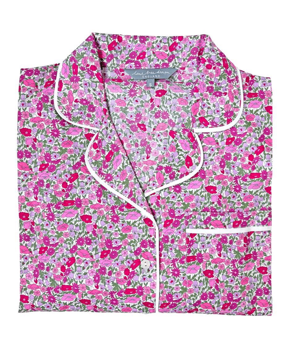 Liberty Fabric Pyjamas Poppy Forest Pink - LIBERTY - Luxe Leopard